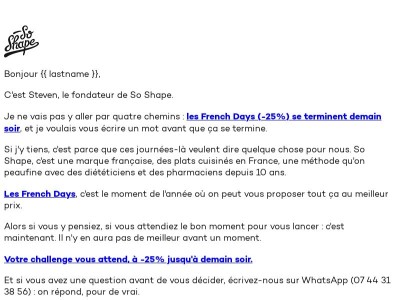 un mot de ma part :)