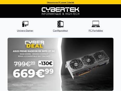 ⚡Cyber Deal : la Prime Radeon RX 9070 XT