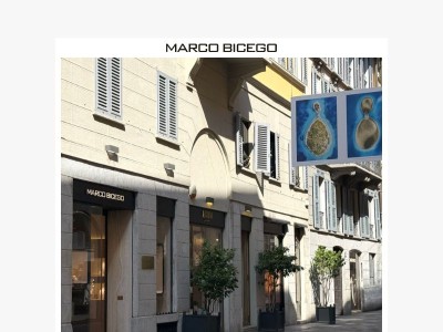 Marco Bicego takes part in "Suggestioni", the installation on Via della Spiga in Milan