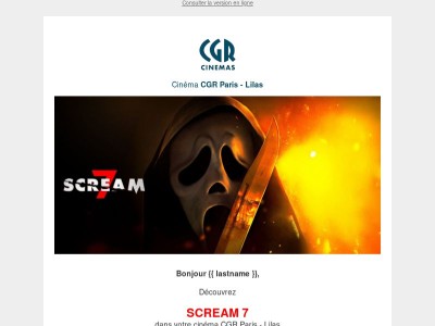 SCREAM 7 : Assistez à une séance spéciale !