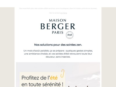 Notre guide pour un mois d'août paisible 🌿