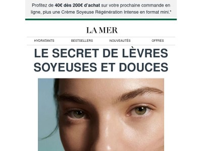 Un soin luxueux pour les lèvres