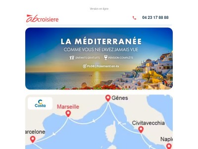 ⚓ Bassin méditerranéen : top 5 croisières les plus demandées