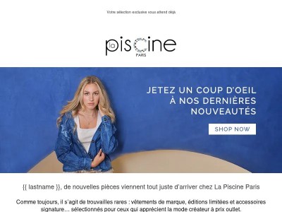 Nouveaux arrivages : découvrez les dernières pièces tendances !