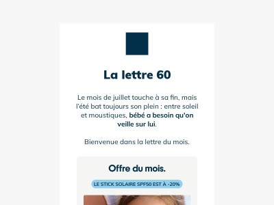 La lettre des vacances ☀