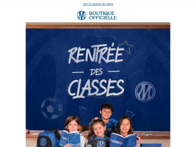 Préparez la rentrée aux couleurs de l'OM 🎒 