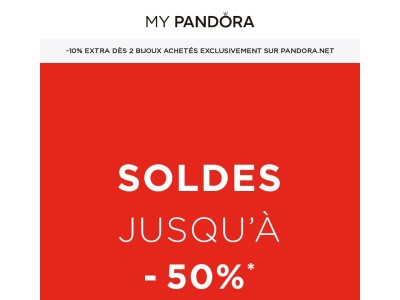 Soldes : jusqu'à -50% et -10% EXTRA 🤩