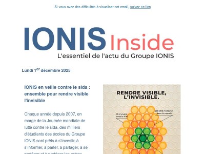 Découvrez votre IONIS Inside n°673 du lundi 1er décembre 2025
