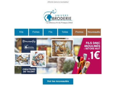 Nouveautés & Fils DMC Moulinés à 1€ 🎉