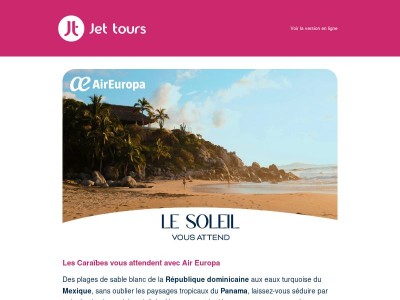 Avec Air Europa, les Caraïbes vous attendent ☀️