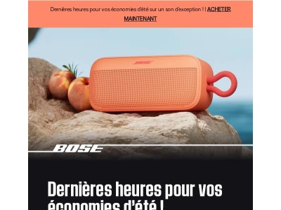 Dernières heures pour économiser sur une sélection de produits !