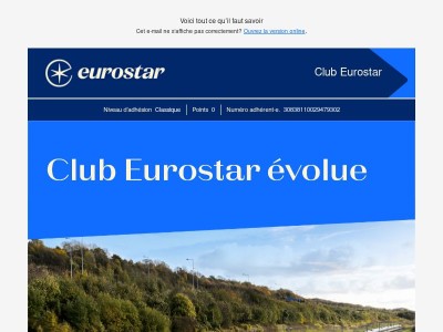 Club Eurostar évolue 🔄