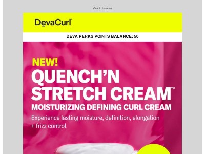 Have you heard? Your new curl cream is here!