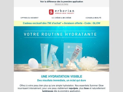 Hydratée. Repulpée. Lumineuse. 💦