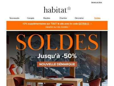 2ème démarque Soldes : Nouvelles remises exceptionnelles