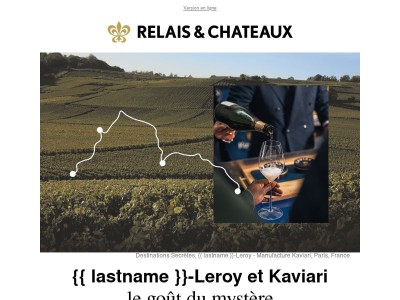 Participez à une dégustation à l’aveugle imaginée par {{ lastname }}-Leroy et Kaviari