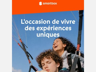 -25% sur les expériences d'été, cette semaine