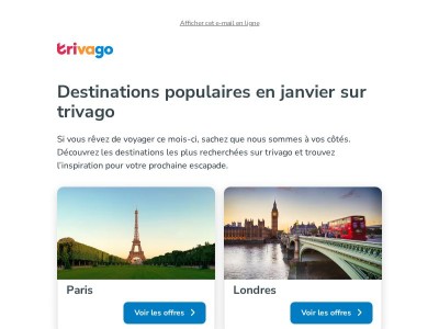 Envie d’une escapade en janvier ? Voici quelques idées.