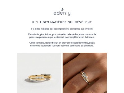 Cette semaine, l'or jaune fait toute la différence​