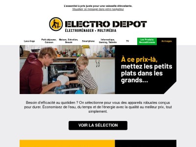 Trouvez votre lave-vaisselle idéal 🤩