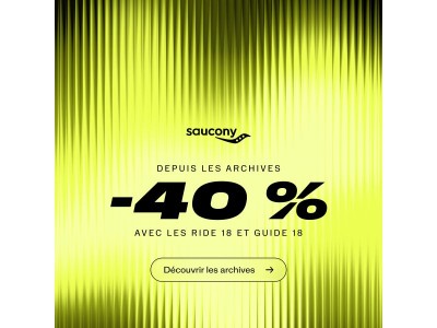 Plus que 6 heures. -40 % sur les modèles Archive.