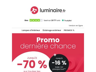 Dernière chance de profiter des promotions ❤️‍🔥