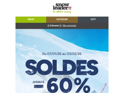 Soldes d'hiver : des réductions jusqu'à -60%