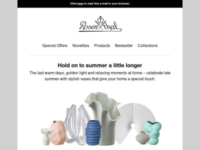 Vases for the last days of summer