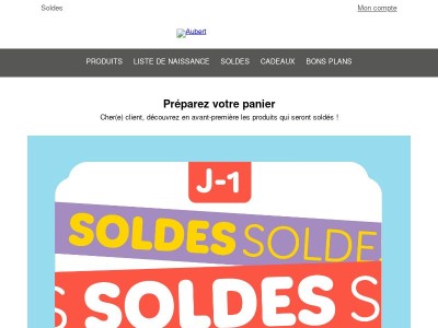 🔔 J-1 : Préparez votre panier 