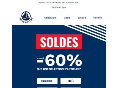 💥 SOLDES : jusqu’à -60% profitez-en vite !