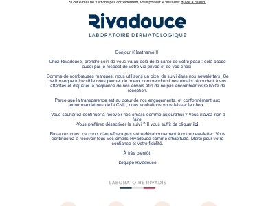 Une mise à jour concernant nos emails