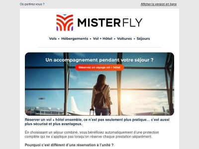 ✈️ Partez l’esprit léger : réservez votre voyage vol + hôtel