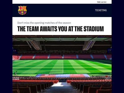⚽ Don't have your ticket yet? We're waiting for you at Spotify Camp Nou!