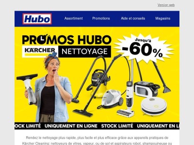 IMBATTABLE: Kärcher Cleaning jusqu'à -60%!