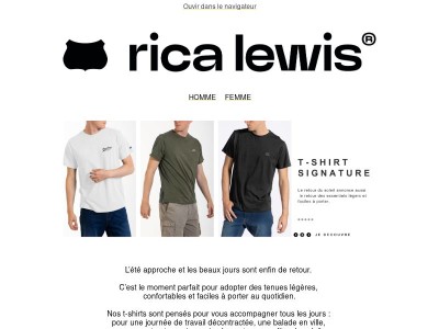 ☀️ Vos t-shirts pour les beaux jours.