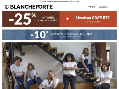 Le denim s’invite dans votre dressing