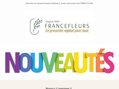 Découvrez nos dernières créations, {{ lastname }}