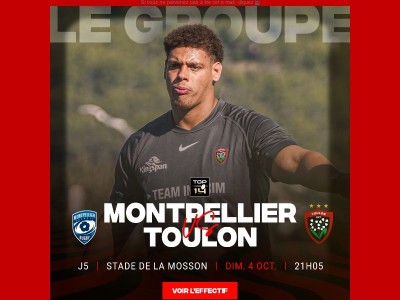 🏉 Le groupe face à Montpellier
