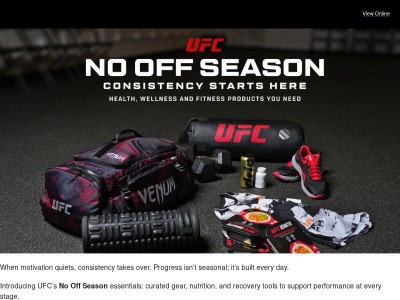 Introducing UFC's No Off Season List