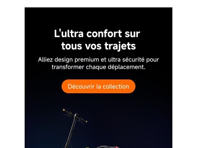 L'ultra confort sur tous vos trajets