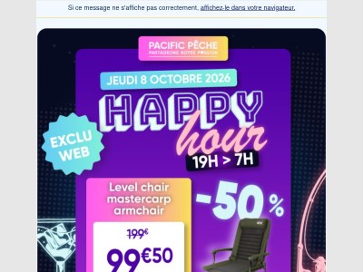 🍹 Happy Hour : -50% sur le Level chair leon hoogendijk mastercarp armchair