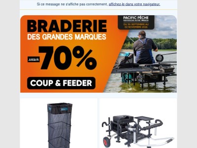 🔥 Braderie Coup & Feeder : profitez des prix cassés !