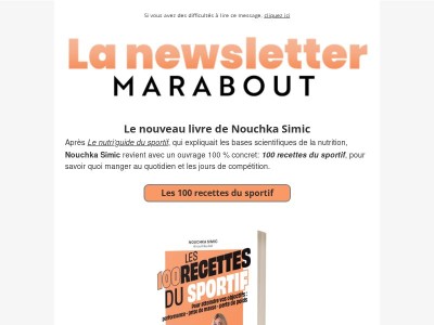 Le livre de cuisine qui parle enfin aux sportifs
