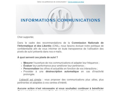 🔔 Nouveauté dans nos communications