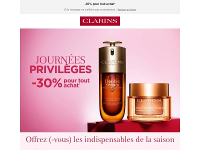 Avez-vous profité de nos JOURNÉES PRIVILÈGES  ⏳ ? 