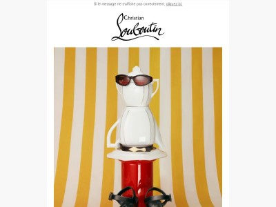 Une sandale, quatre expressions de couleur