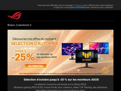 🍂 Votre moniteur ASUS n'a jamais été aussi accessible