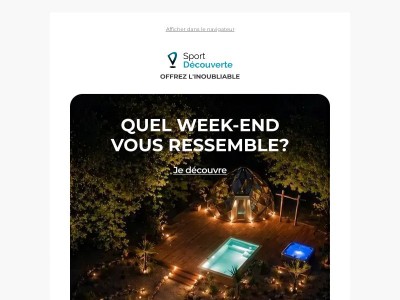 Quel week-end vous ressemble ?