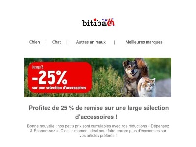  Derniers jours :🔥 -25 % sur une sélection d'accessoires !
