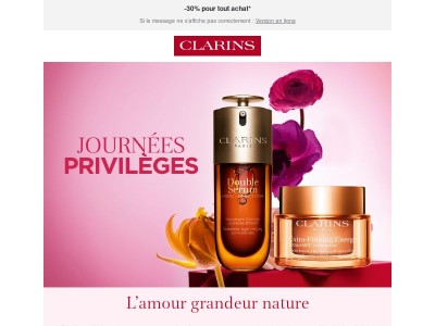 💌 Votre invitation à nos Journées Privilèges